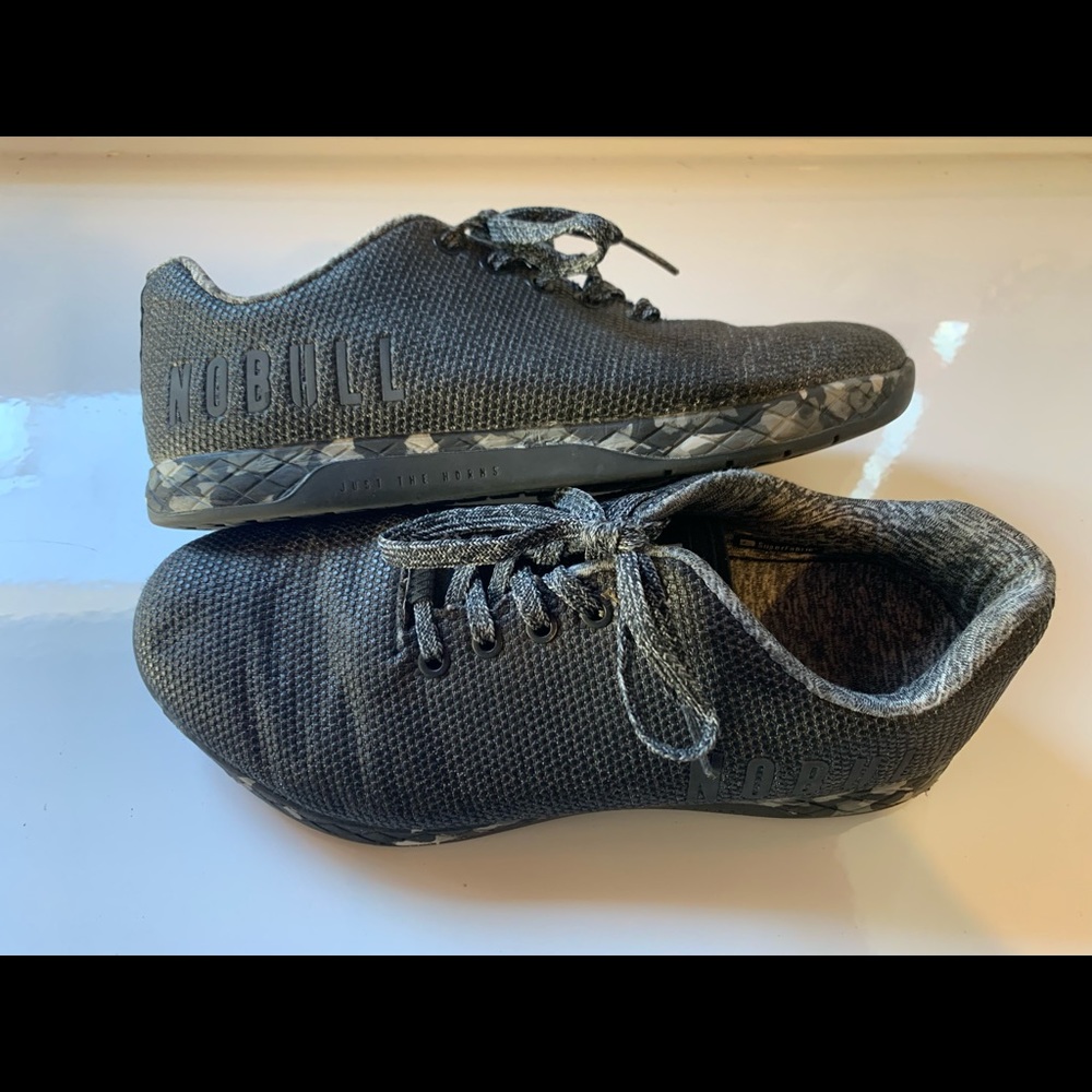 Black Heather NoBull Trainers